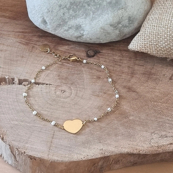 Bracelet HEART 2 coloris au choix - MissZa
