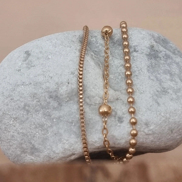 Bracelet Trio CAMILLE - [Acier inoxydable Missza]