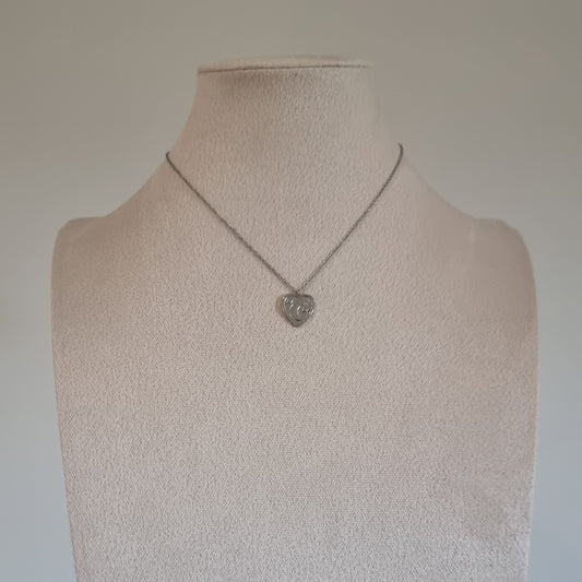 Collier ETOILE - MissZaCollier pendentif cœur en acier inoxydable avec motif lune et étoiles